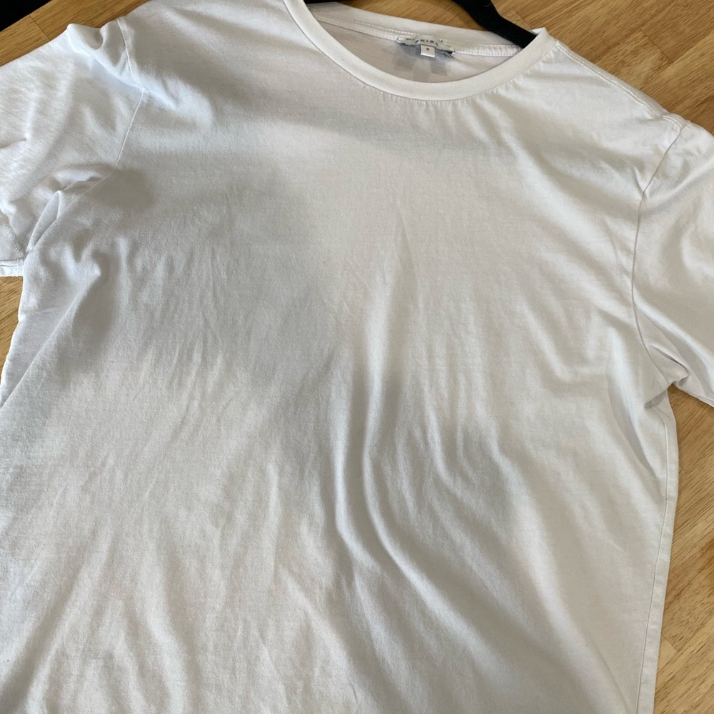 REISS 100% cotton white tee in good condition - Picture 5 of 5